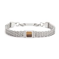 Bracciale Marlù Uomo in Acciaio Occhio di tigre 30BR0018-M - 30BR0018-M